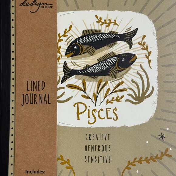 Writing Journals /Set of 2 / Lined /PISCES astrological sign on cover. NEW! - Picture 5 of 5